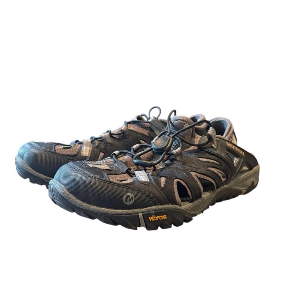 Merrell Men's Black Wild Dove Slip On Hiking Shoes Slip On Sandals Men's Size 10